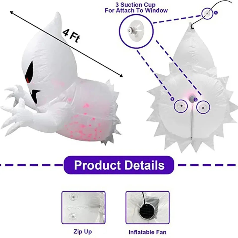 Giant Inflatable Halloween Ghost Phantom