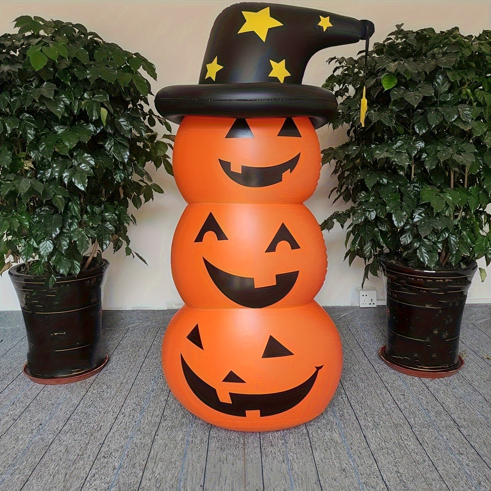 NNETM Giant Inflatable Pumpkin Halloween Decoration