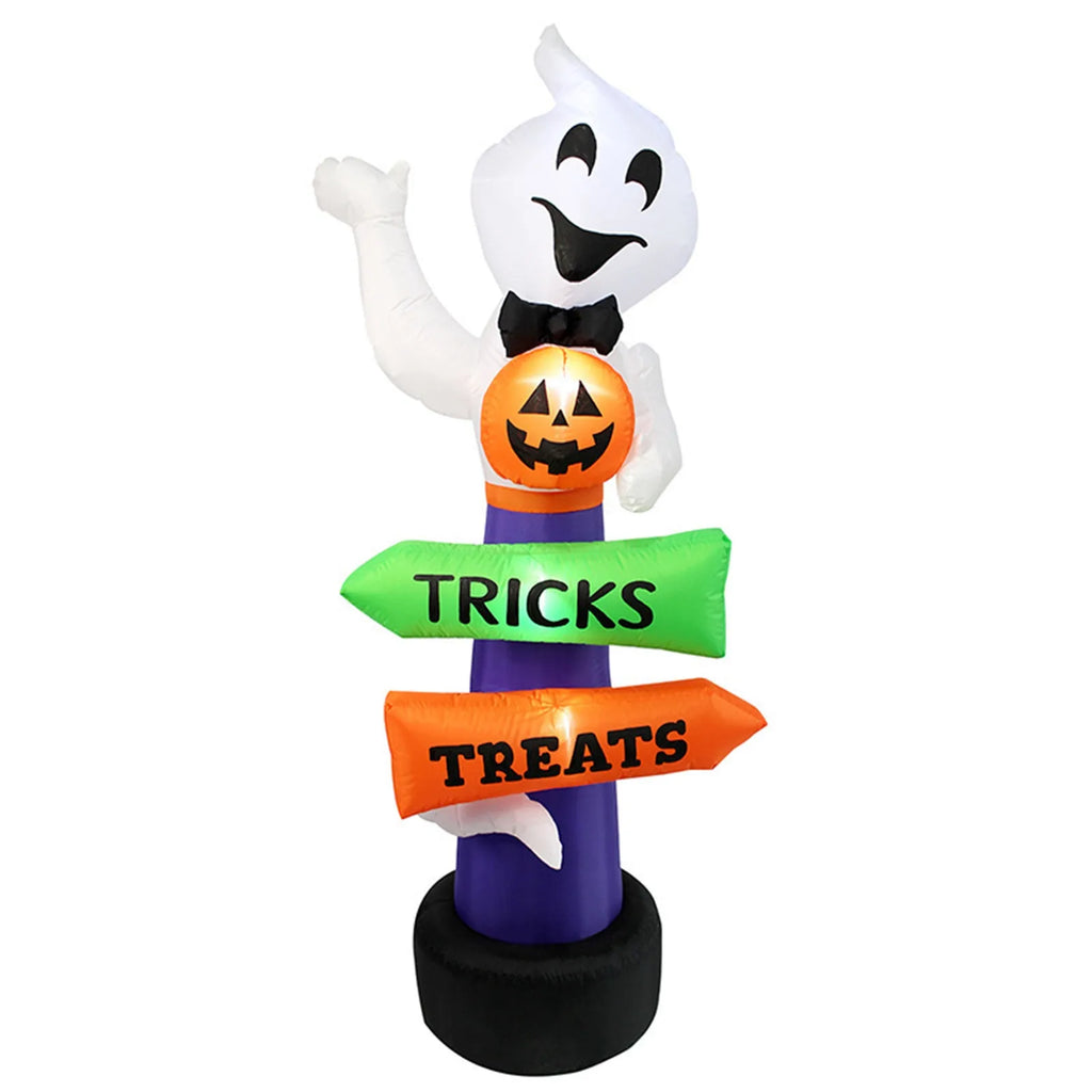 NNEOBA Halloween Inflatable Glowing Signpost Outdoor Decoration