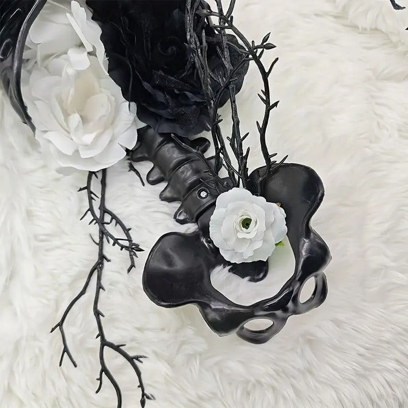 Halloween Skull Wreath Wall Hanging Decor